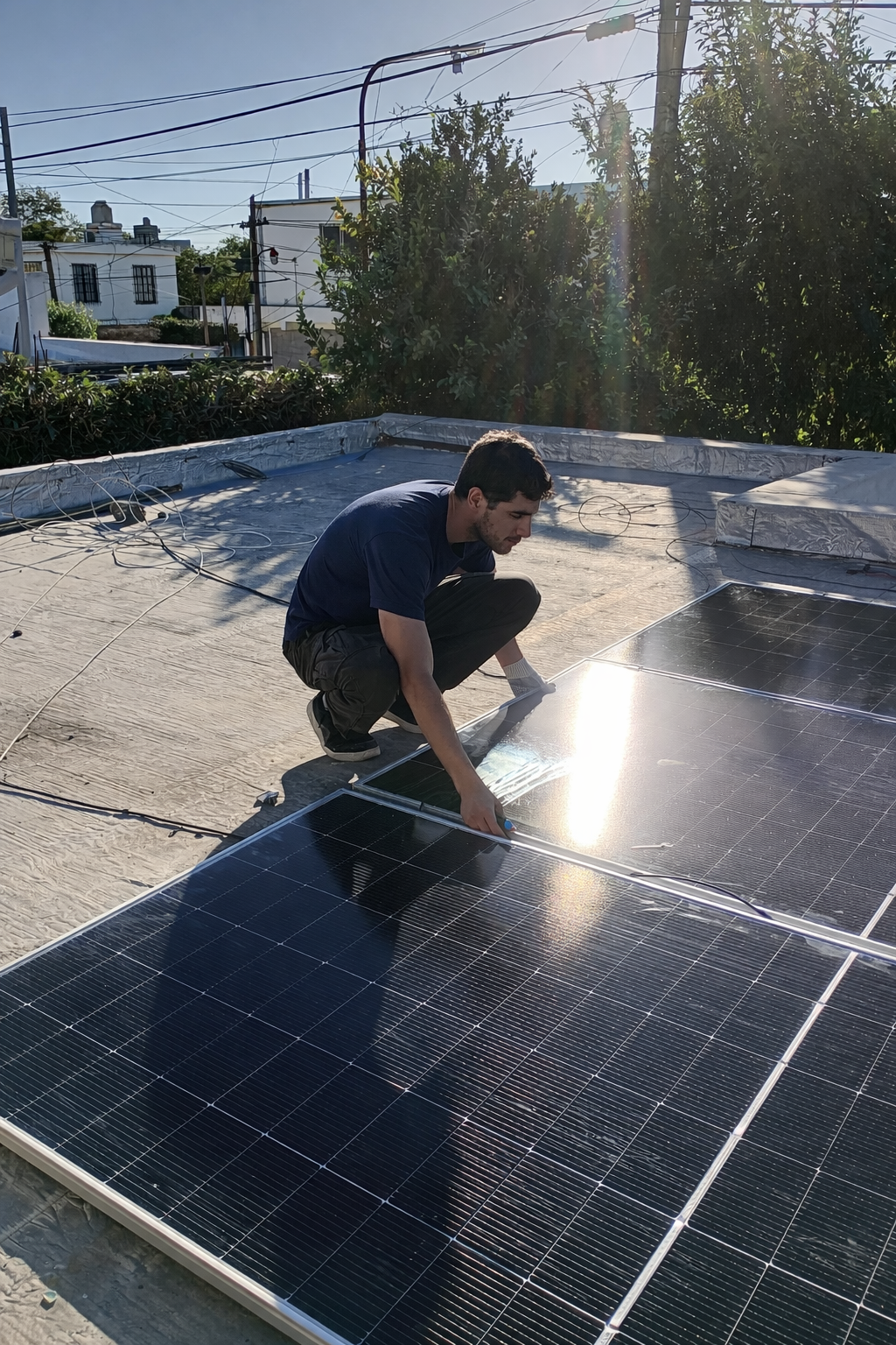 Plano de instalación fotovoltaica